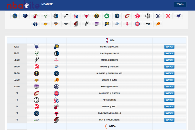 NBABite: The Ultimate Guide to Free NBA Streams in 2024